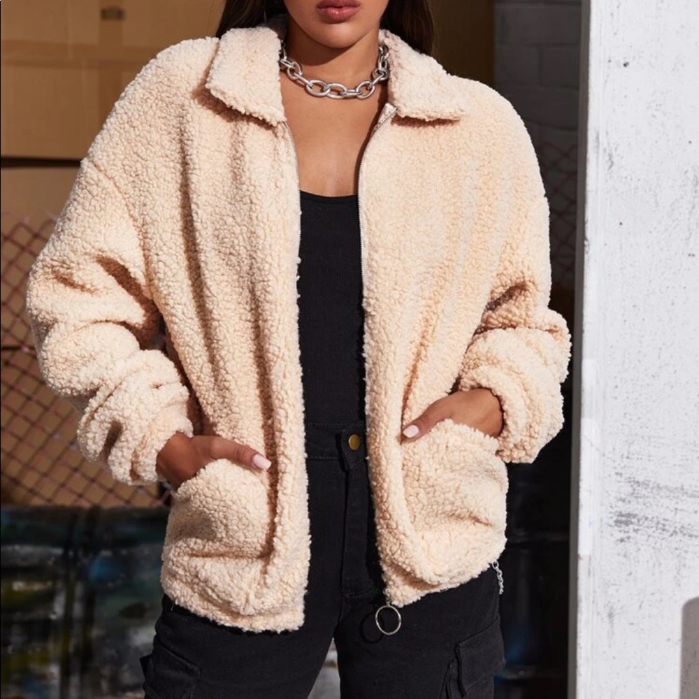 fluffy jacket